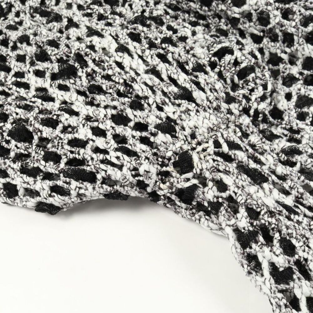 Chanel Cardigan Cc Coco Mark Button See-Through R… - image 6